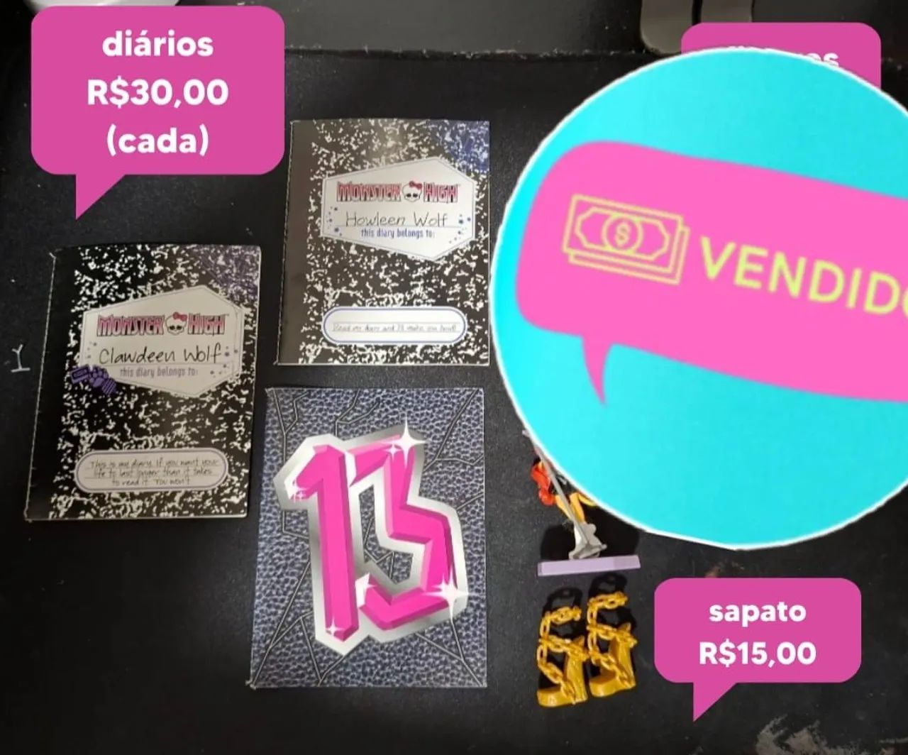 Acessórios monster high