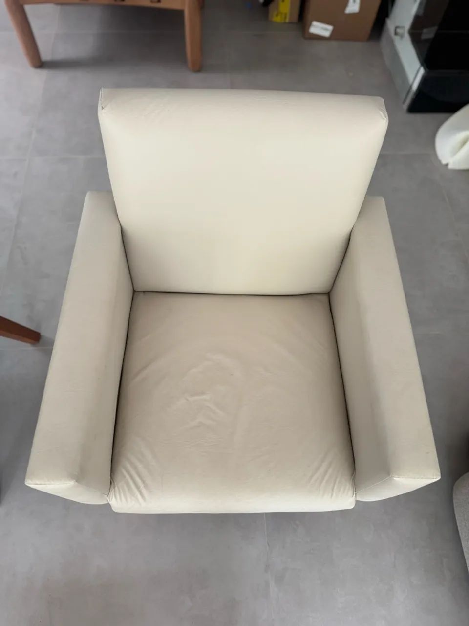 2 Poltronas Bege Courino  - Foto 3