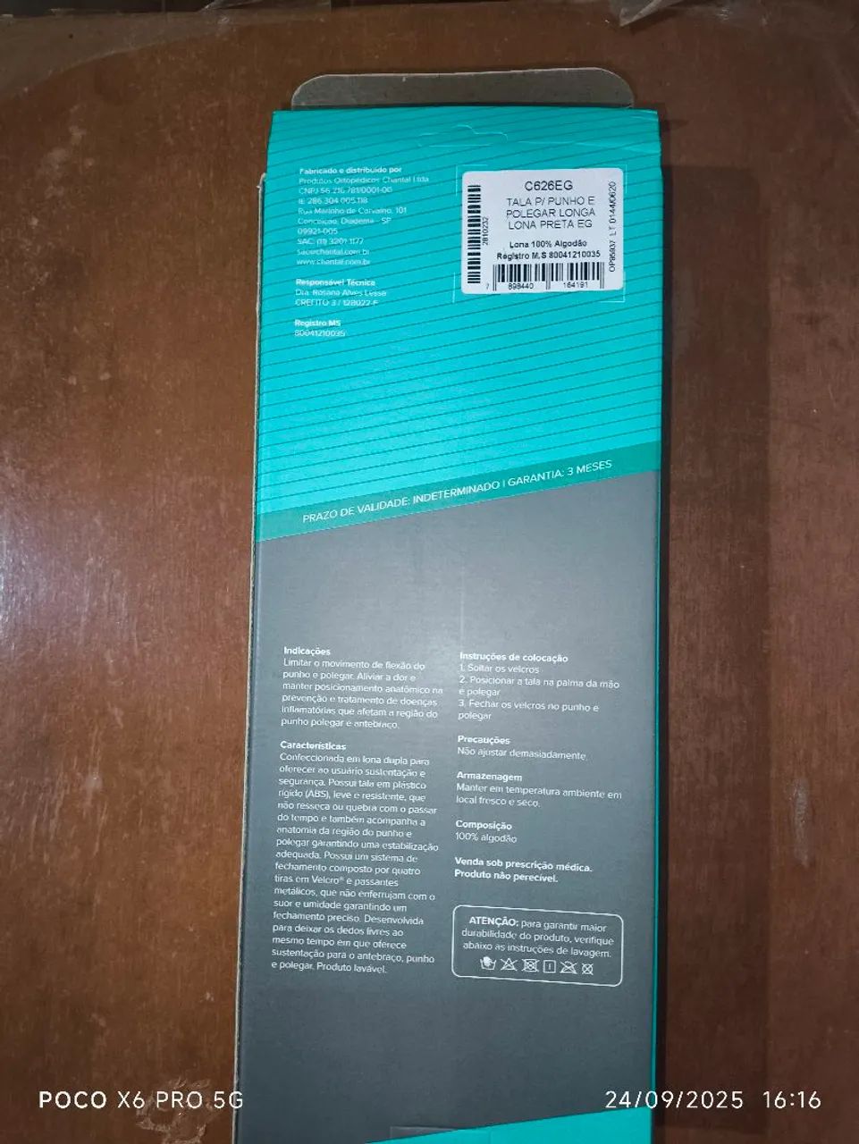 Tala longa de Punho e Polegar esquerdo  - Foto 4