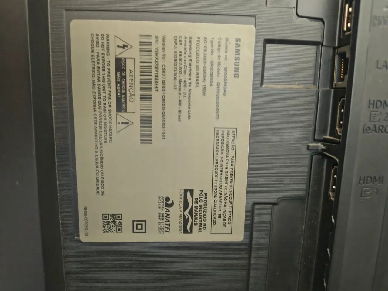 Tv Samsumg 55 polegadas Qled' - Foto 2