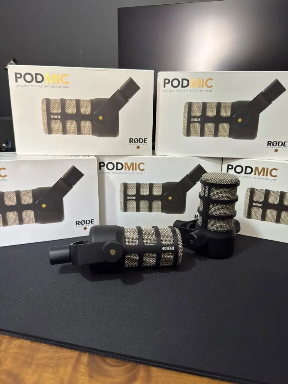 Kit Microfone Rode Podmic (5x) - Foto 5