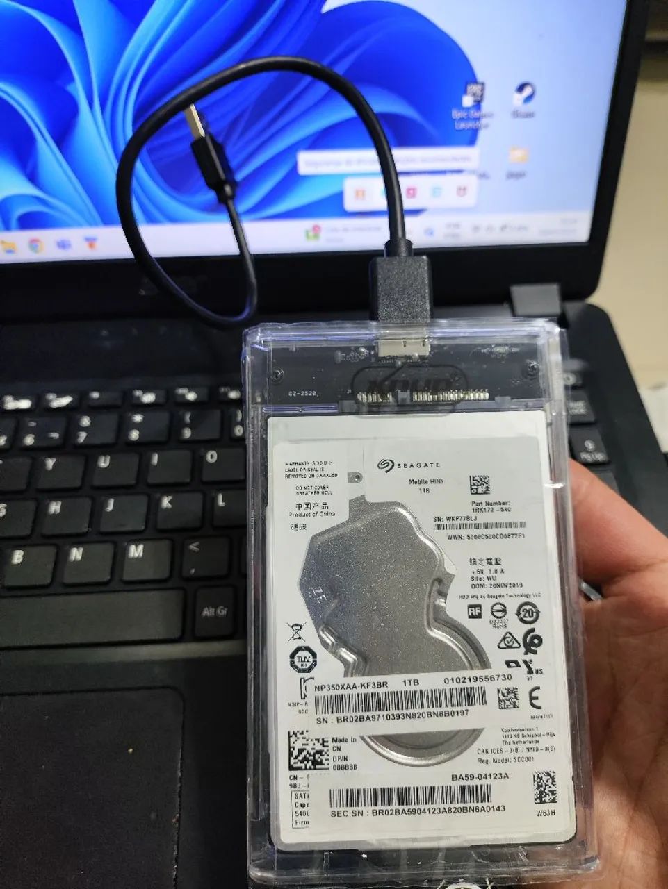 HD externo 3.0 1 TB XBOX,  PSX E PC - Foto 3