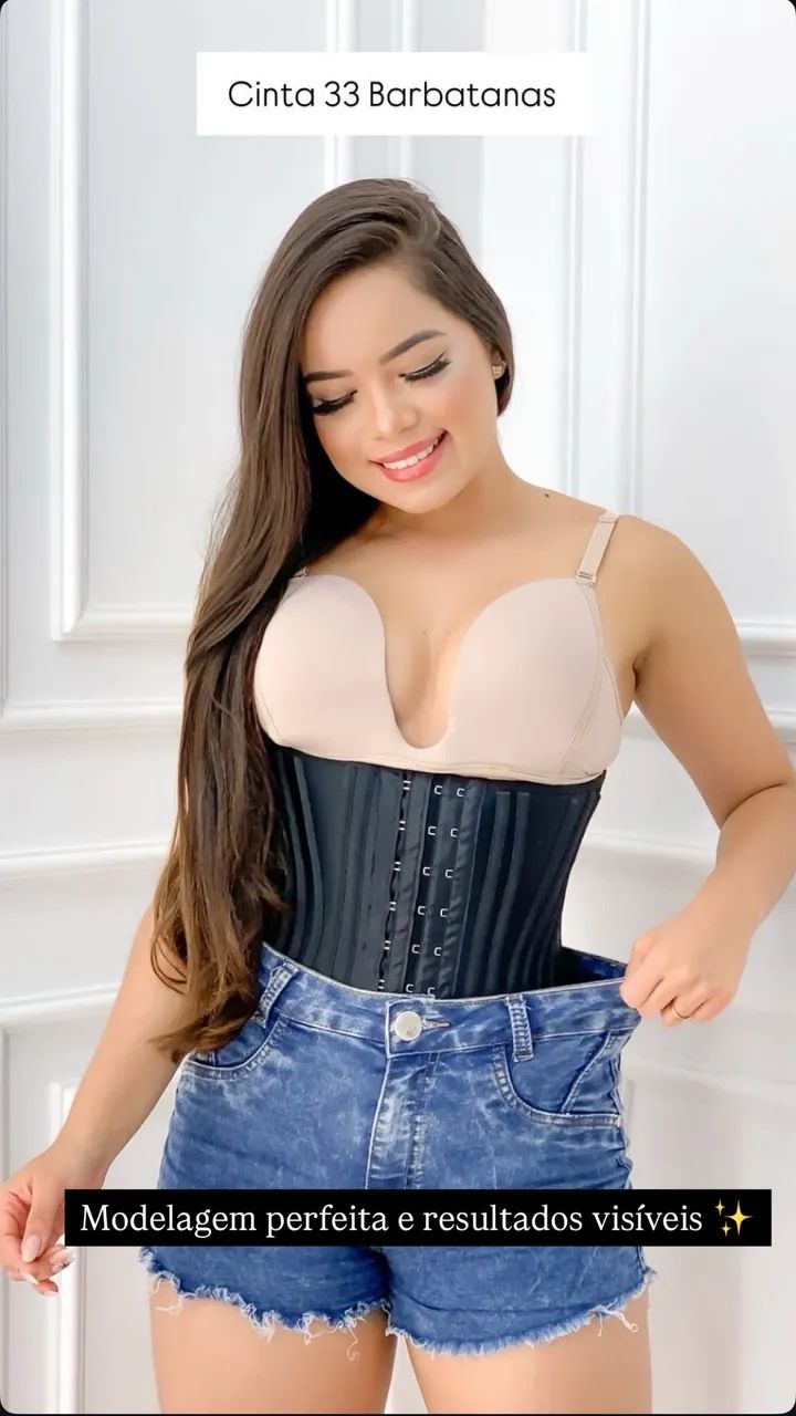 Cinta Faixa Modeladora 33 barbatanas  - Foto 2