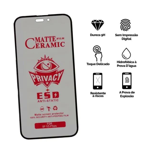 Lote de Peliculas de cerâmica para celulares Iphone