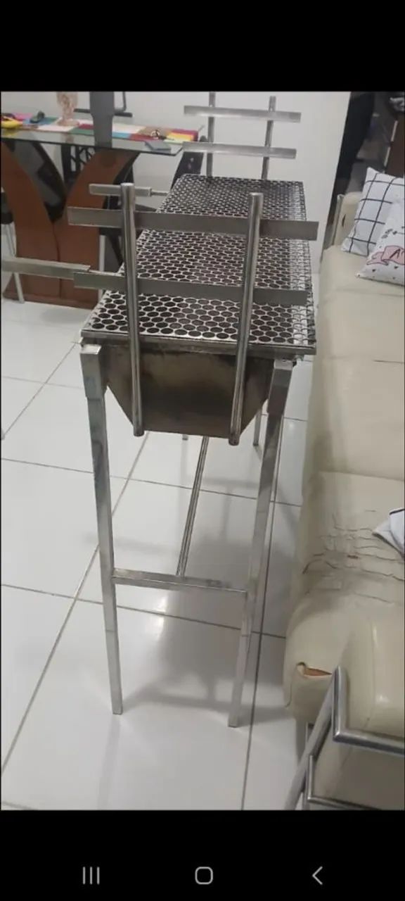Churrasqueira de aço inox profissional - Foto 2