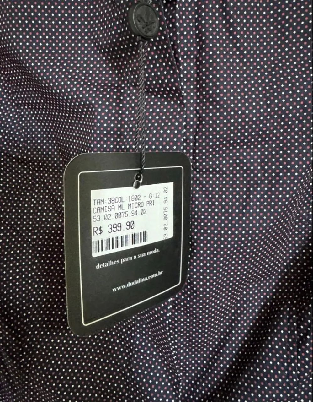 Camisa em Algodão Egípcio - Dudalina - Foto 5