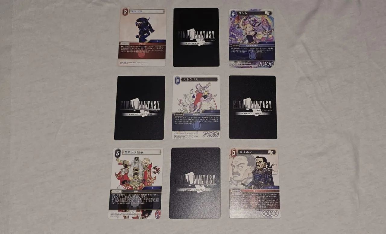 Bulk de 500 Cartas Final Fantasy OPUS Variadas - Foto 3