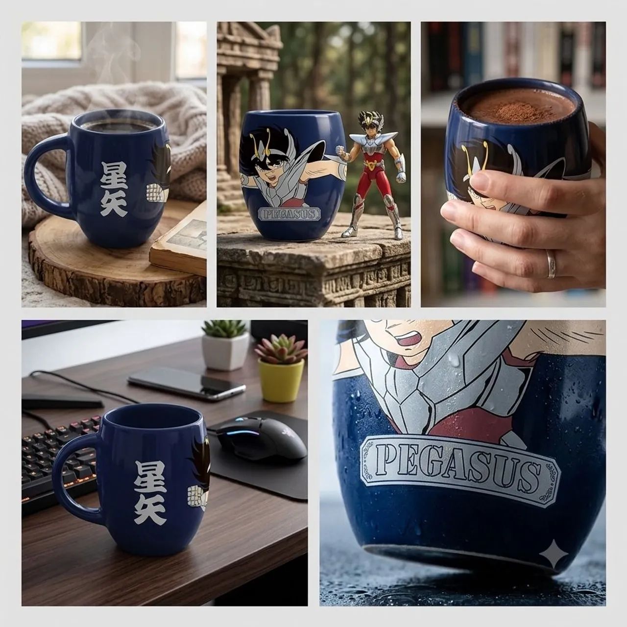 CCaneca Piticas cavaleiro dos zodíacos - Pegasus. - Foto 2