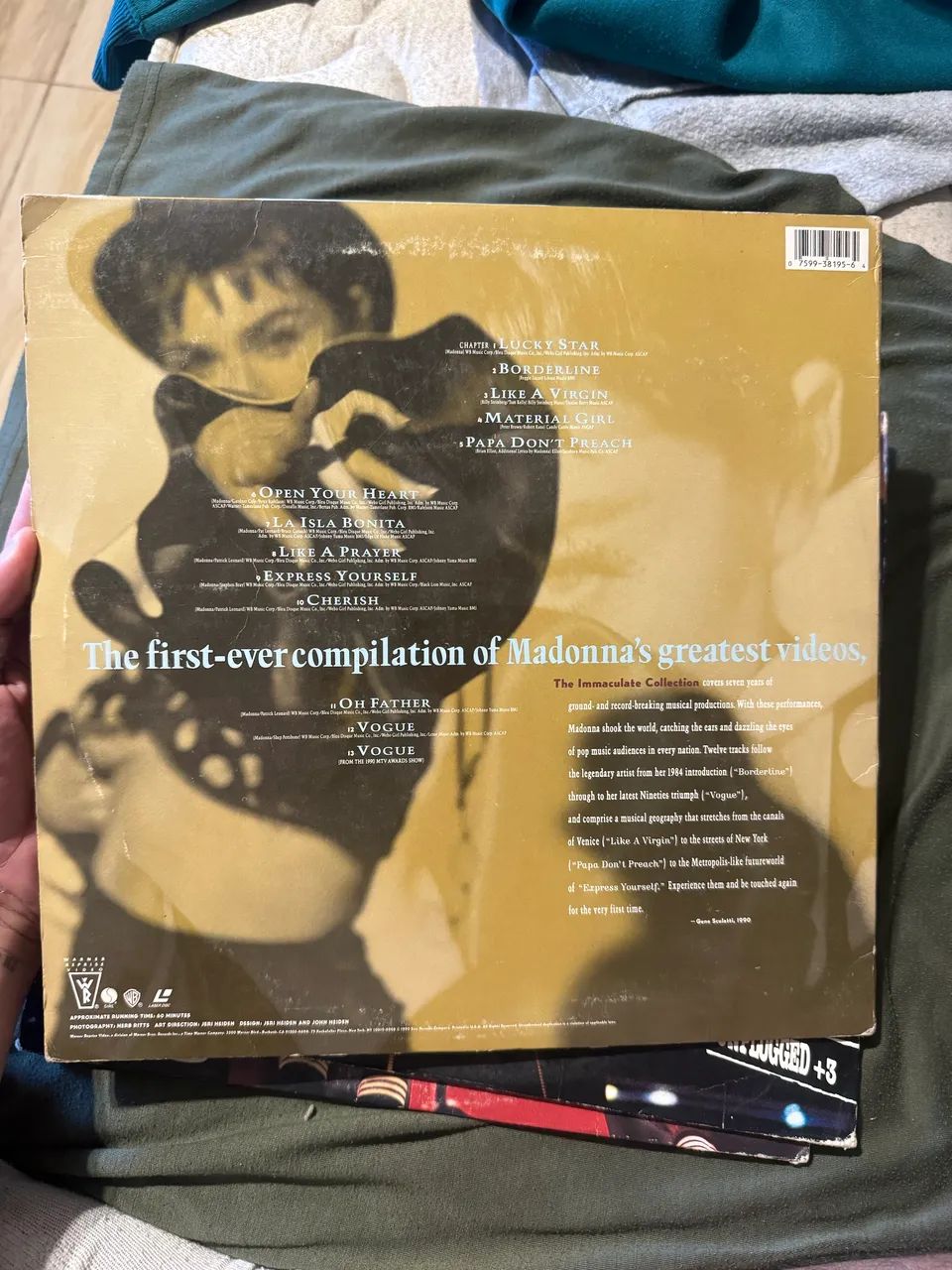 LASER DISC MADONNA THE IMMACULATE  - Foto 2