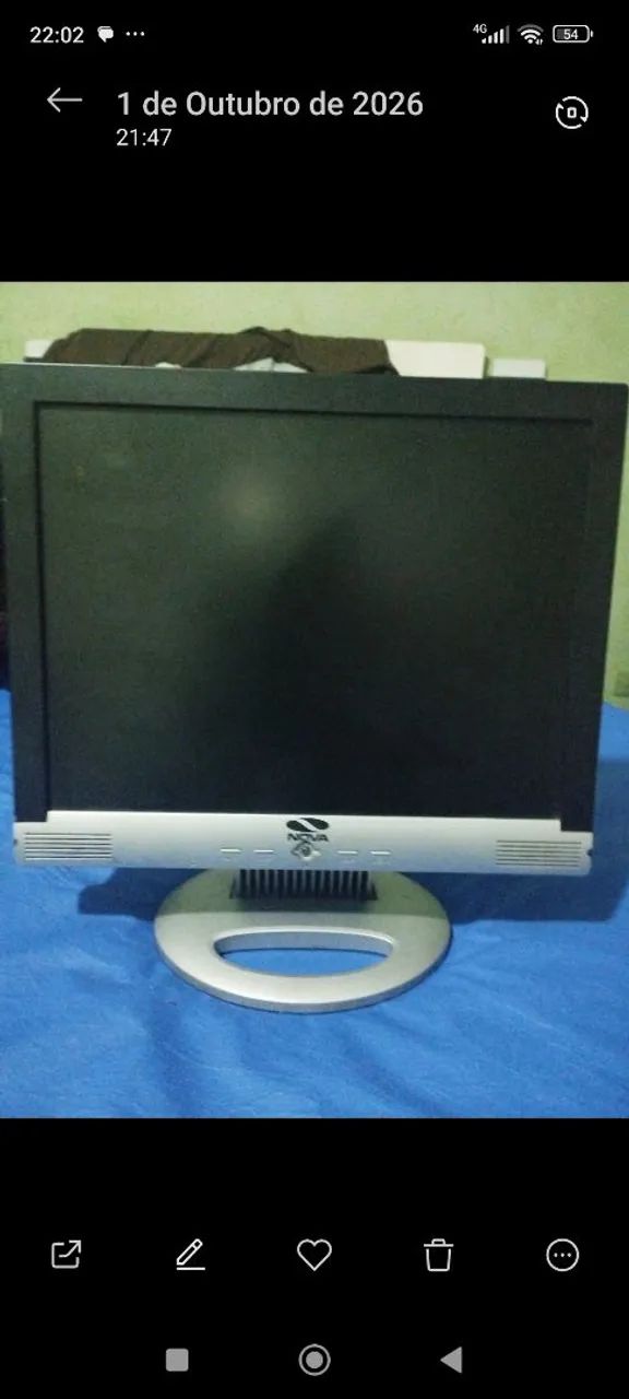 MONITOR VGA 15" funcionando perfeitamente