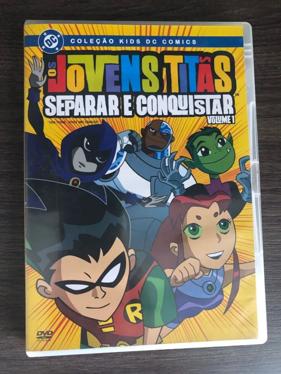DVD Jovens Titãs - Separar e Conquistar - Desenho Animado Clássico