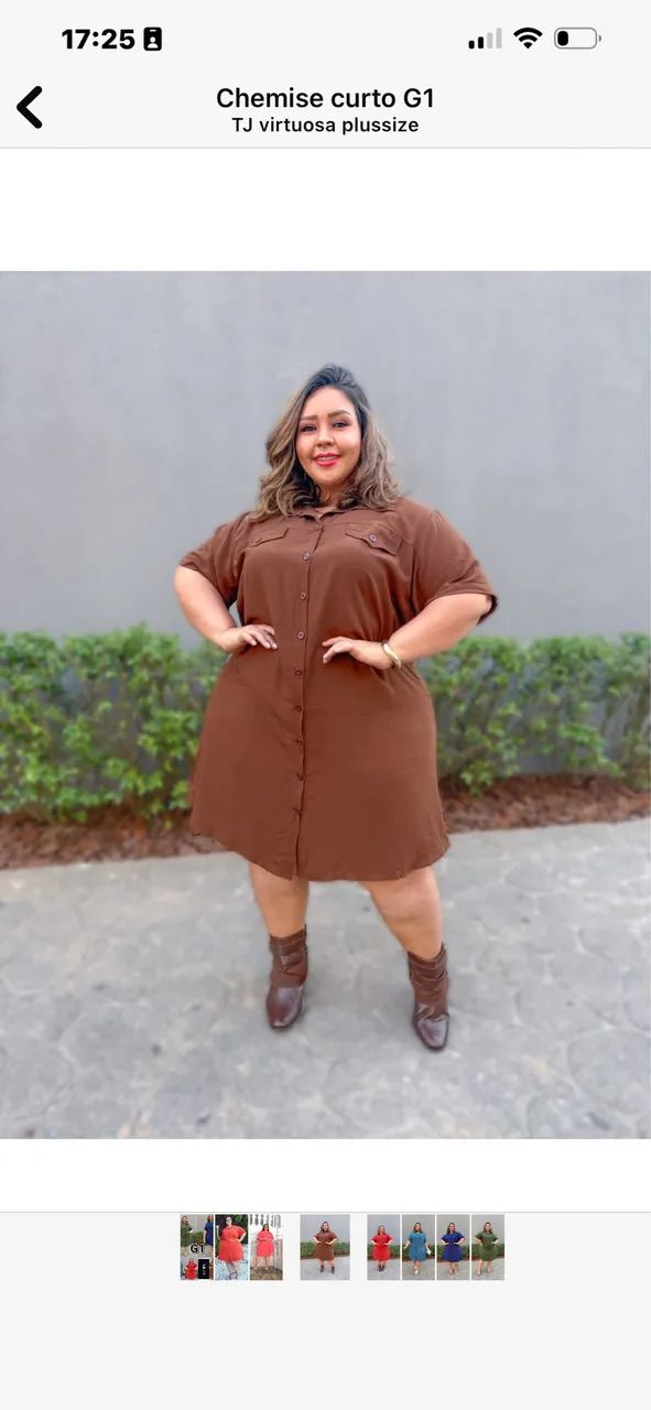 Chamise plus size até tamanho 60 - Foto 3