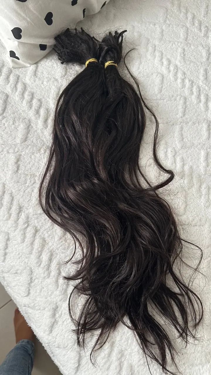 Mega hair 280 gramas de cabelo humano com 55 a 60 de comprimento  - Foto 3
