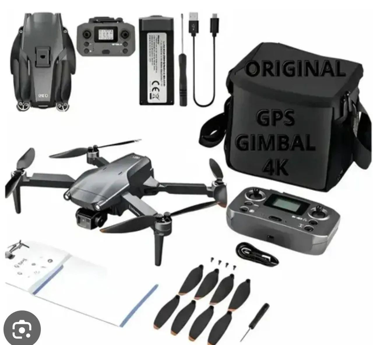 Drone L600 Pro Max gimbal 3 eixos 