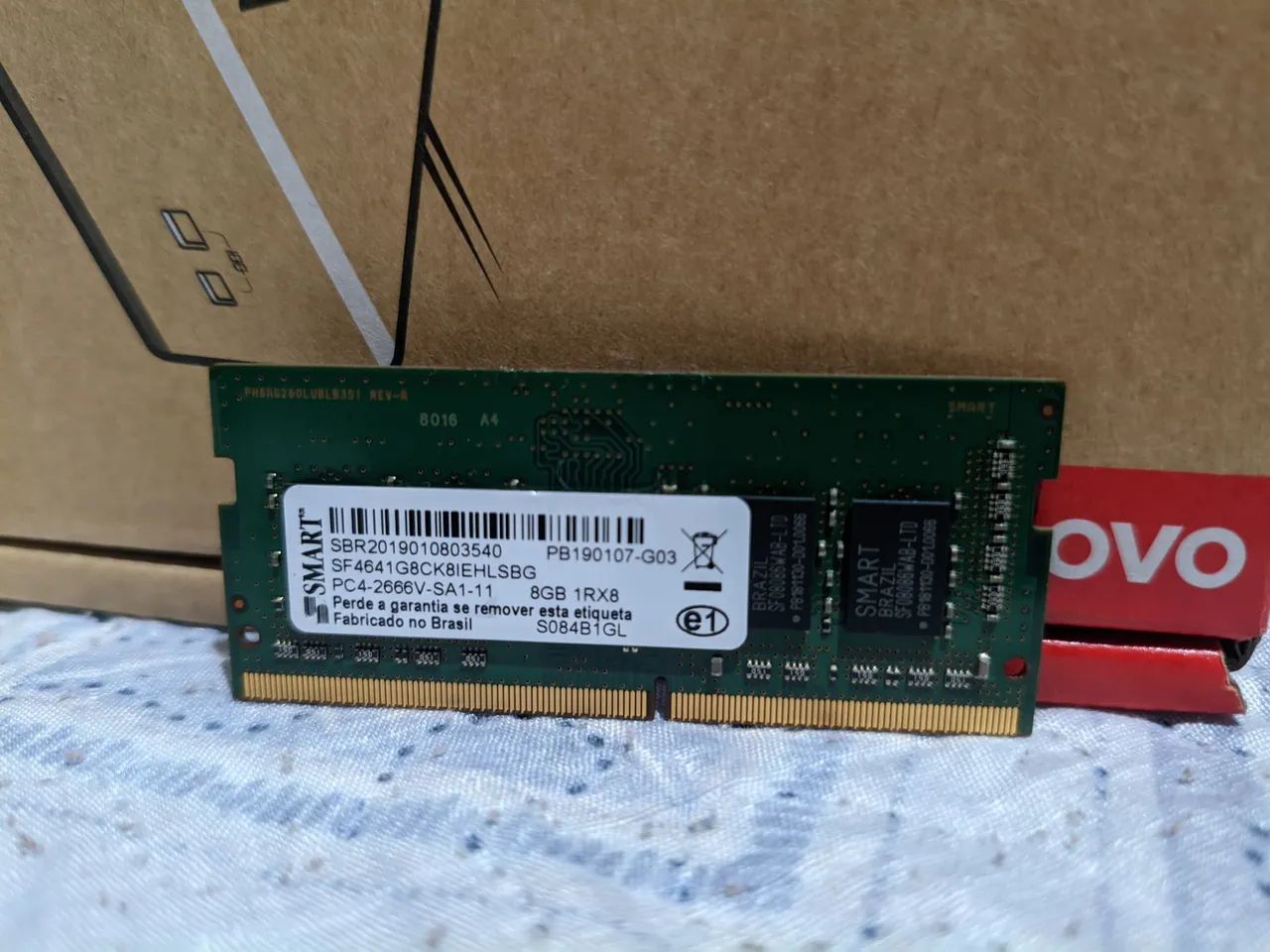 MEMÓRIA RAM 8GB 2666MHZ NOTEBOOK 