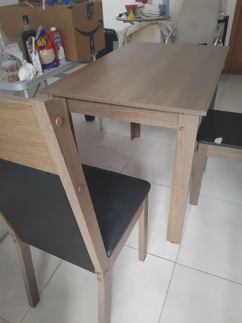 Conjunto de Mesa Sala de Jantar com 2 cadeiras - Foto 4
