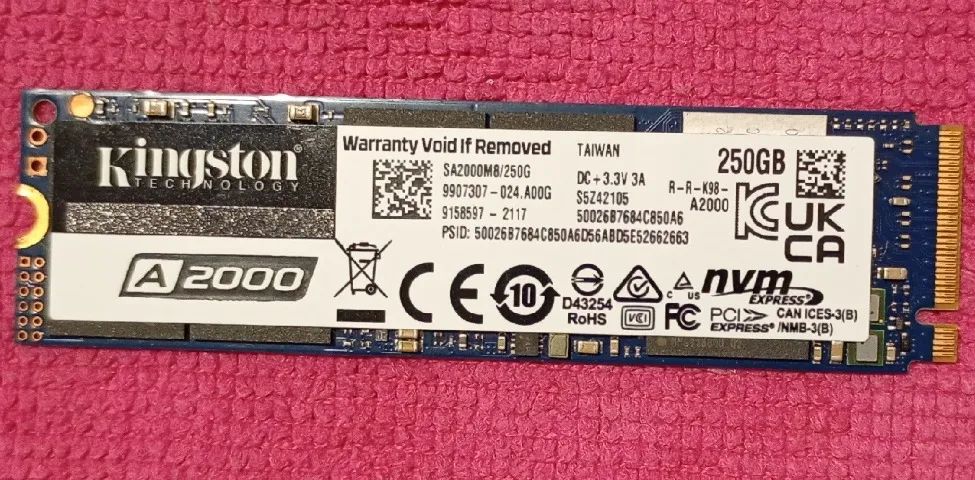 SSD NVME Kingston A2000 250GB . - Foto 2