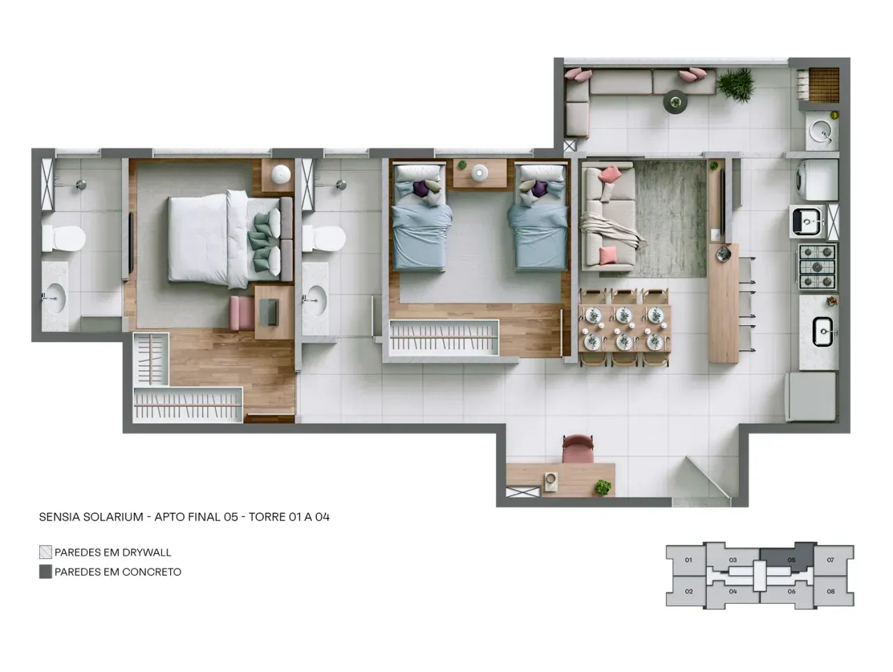 PLANTA 59m²