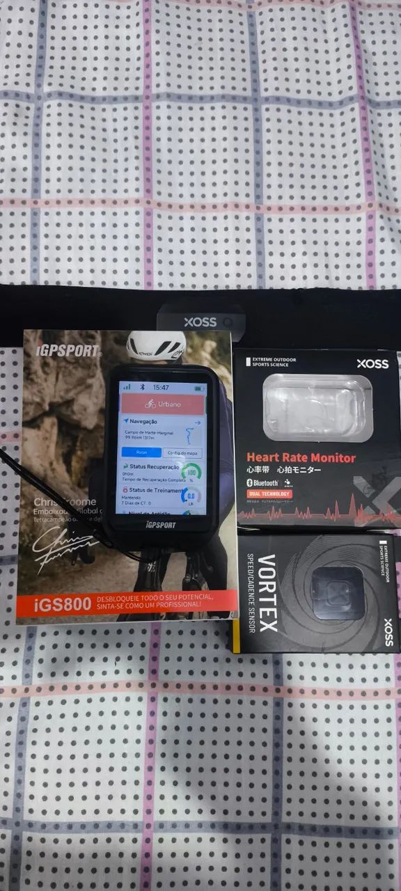 Gps Igpsport Igs800 Touch Screen Mapa Rota Strava E-bike