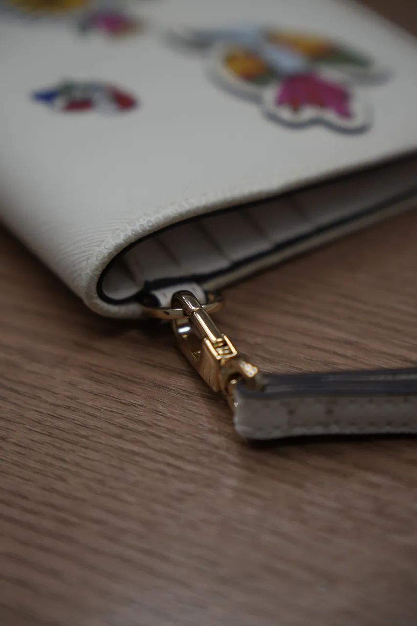 Carteira Tory Burch Emerson Appliqué Snap Continental - Foto 2