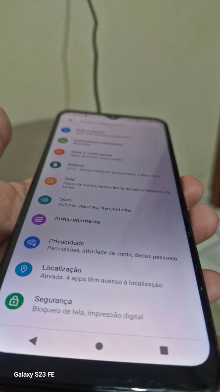 Moto E20 sem avaria