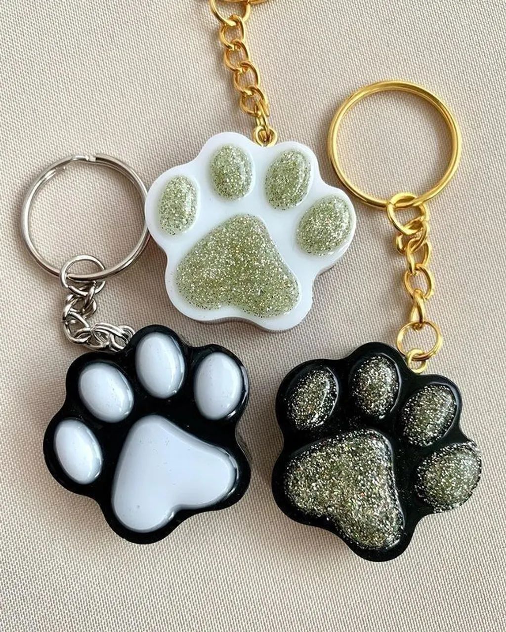 Chaveiro pelinhos de pet patinha - Foto 5