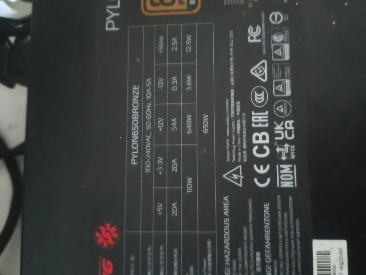 Fonte xpg pylon 650w - Foto 2