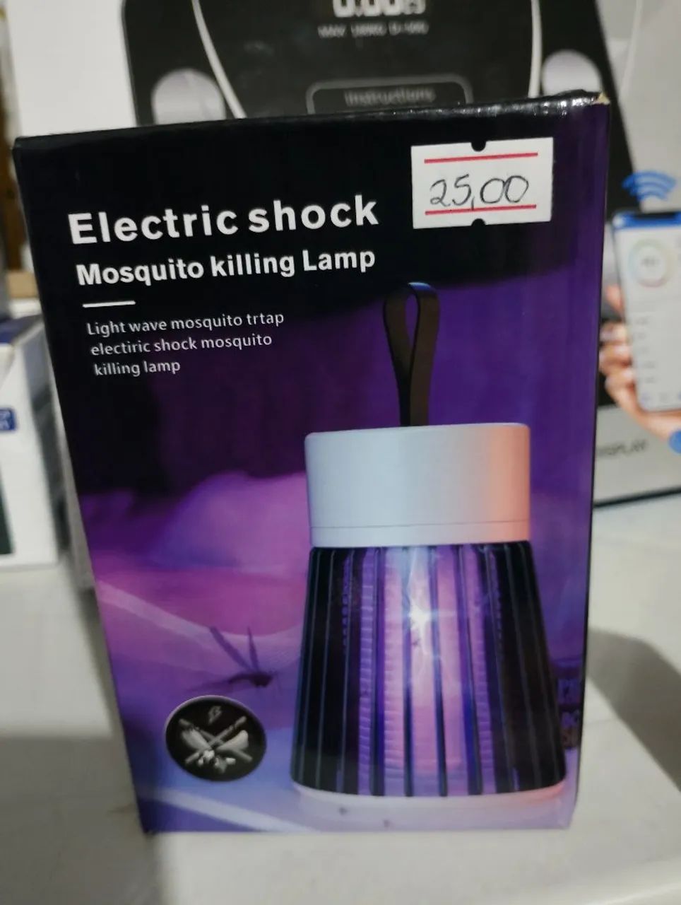 Luminária e mata mosquito 25.00