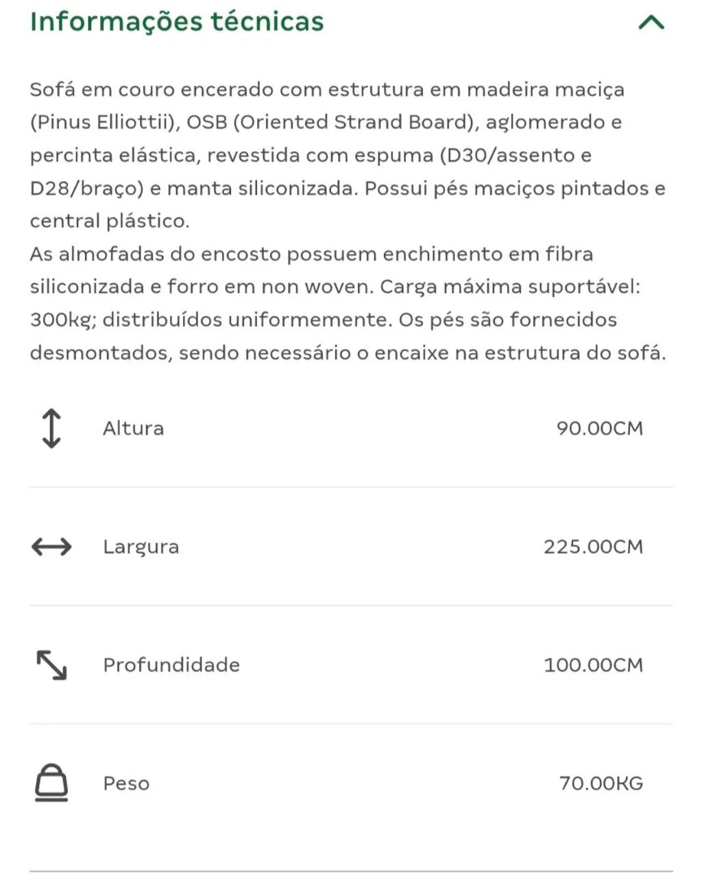 Sofá de couro tokstok - Foto 5