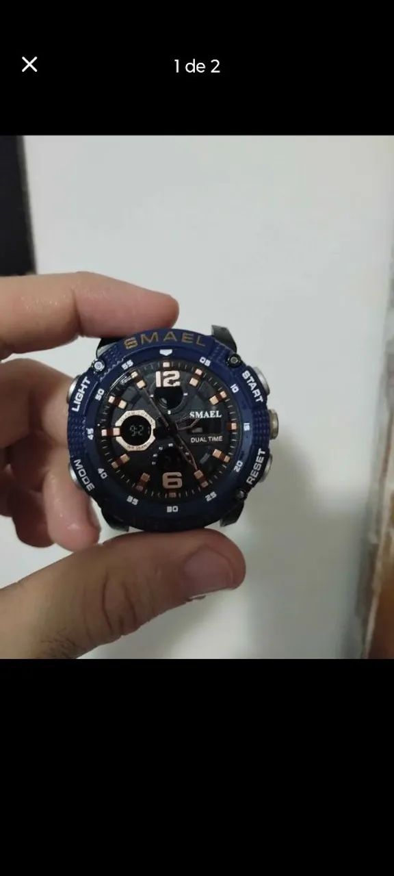 Relógio smael azul original 30,00