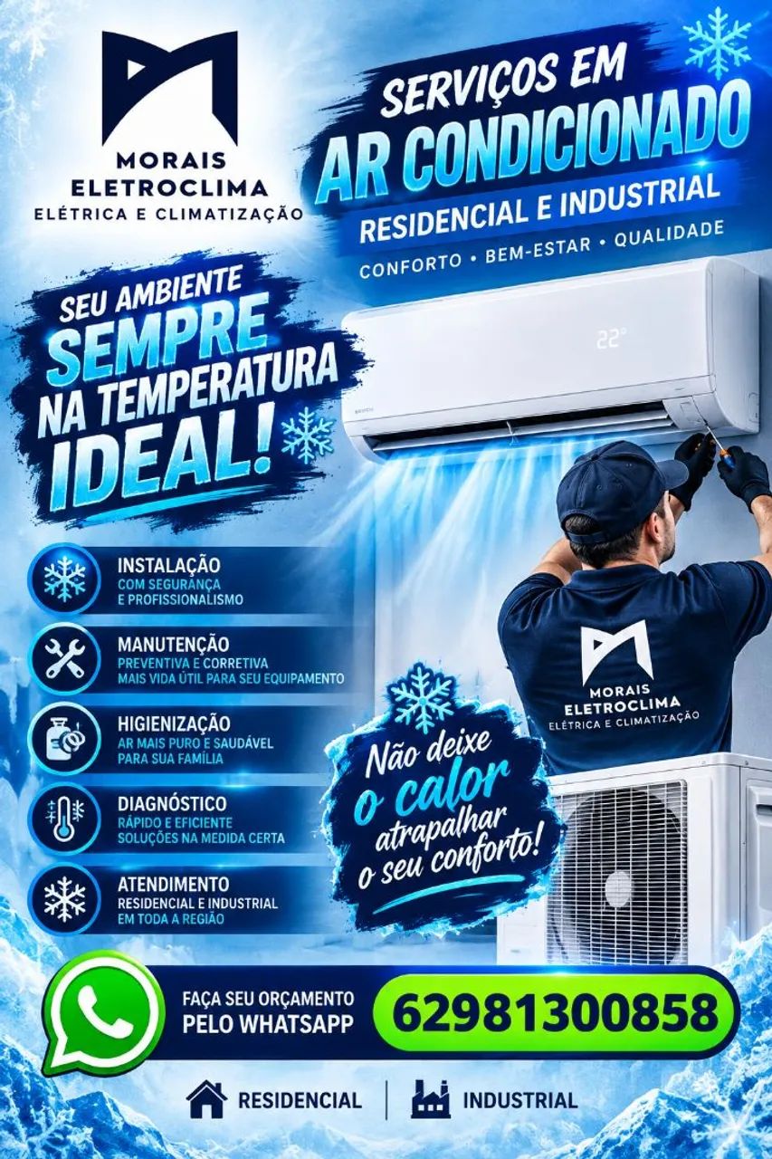 Ar Condicionado instalação e manutenção 