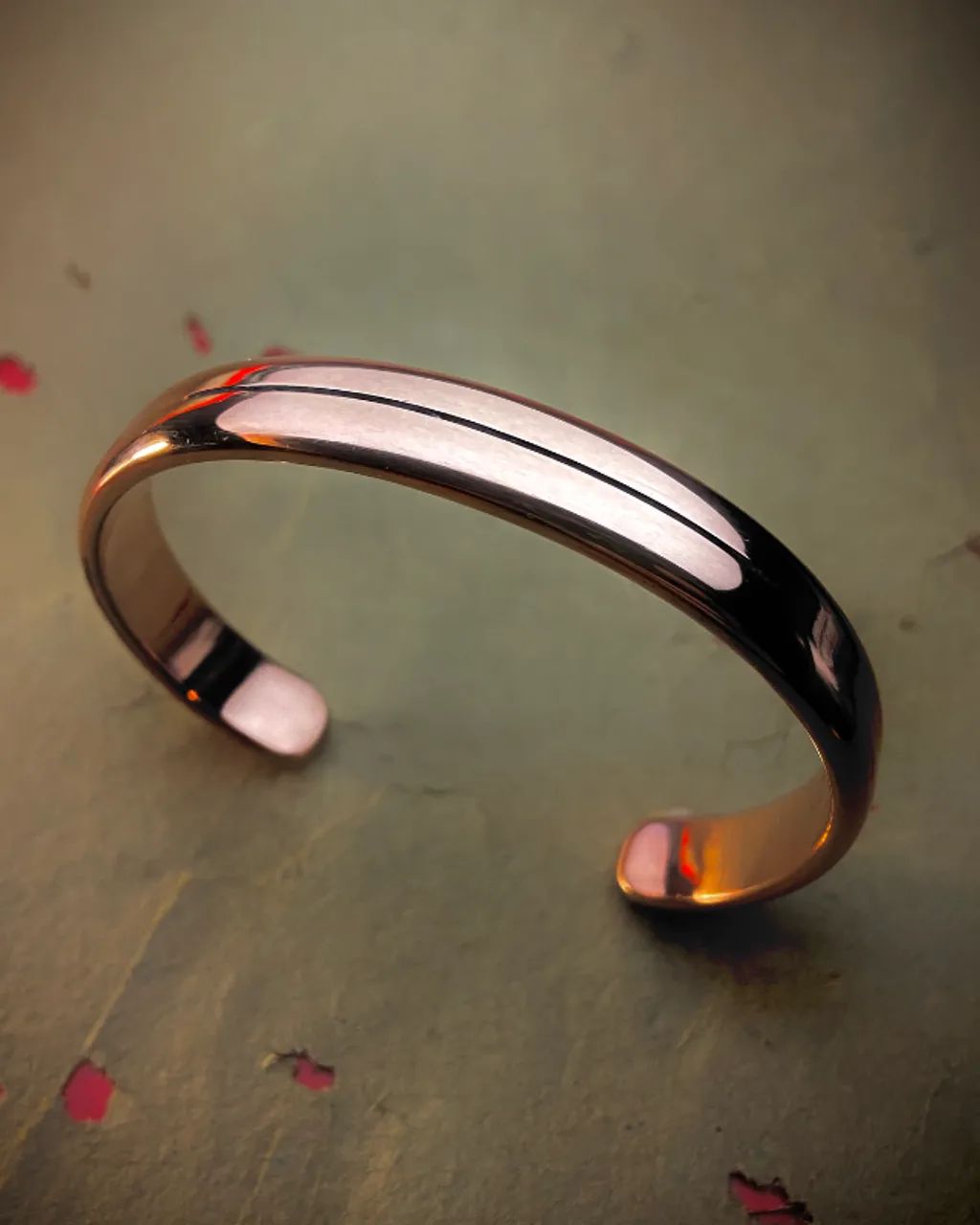 Pulseira de cobre puro Convexa 