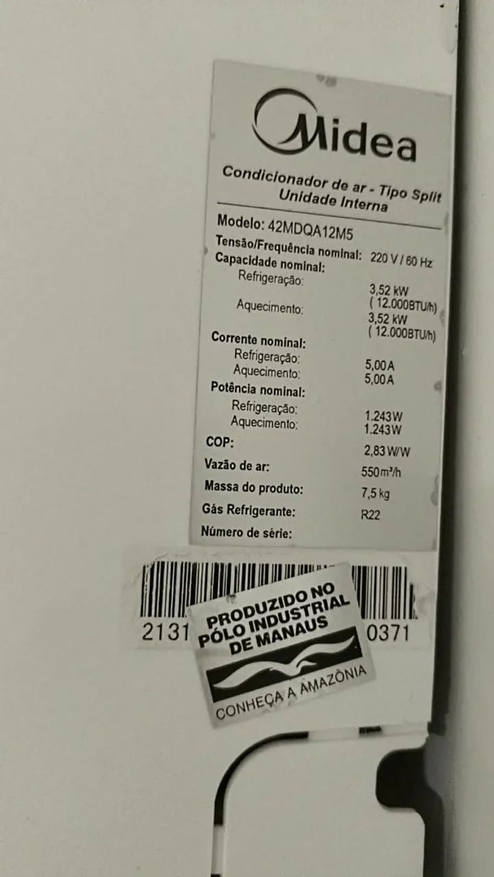 Ar condicionado 12000 BTU - Foto 4