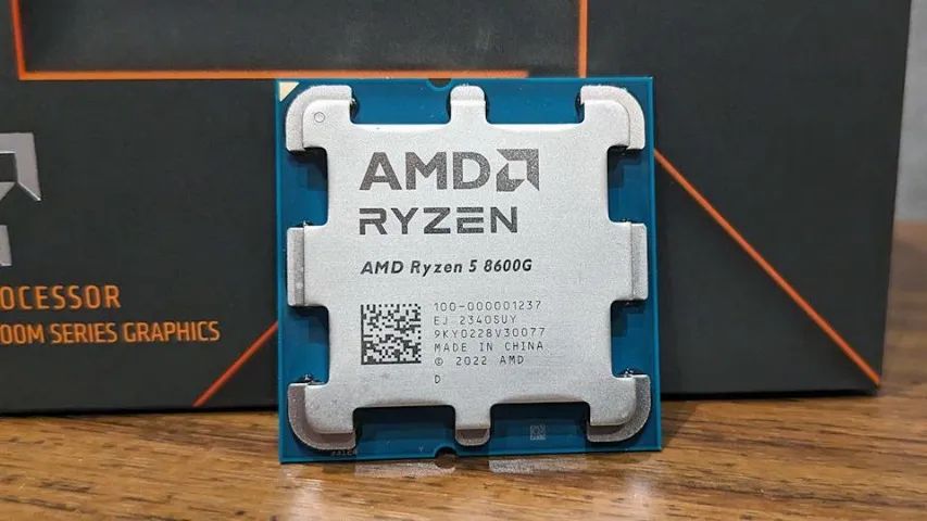 Processador AMD Ryzen 5 8600G 4.3GHZ (5.0GHZ), 6 Nucleos, 22MB Cache, AM5, com Cooler Box