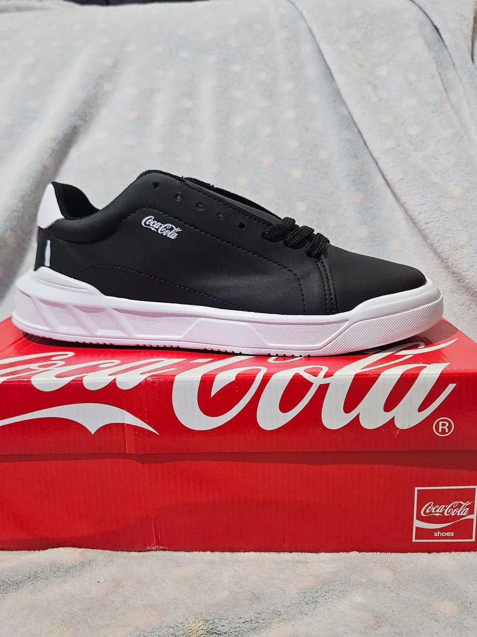 Tênis Material Resistente Coca Cola Lander Town Preto - Foto 2