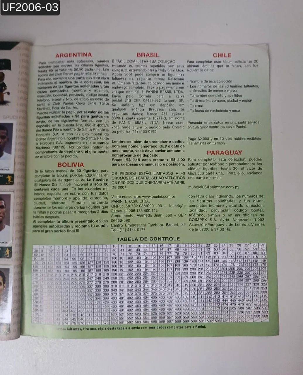 Album 2006 copa do mundo panini - Foto 5