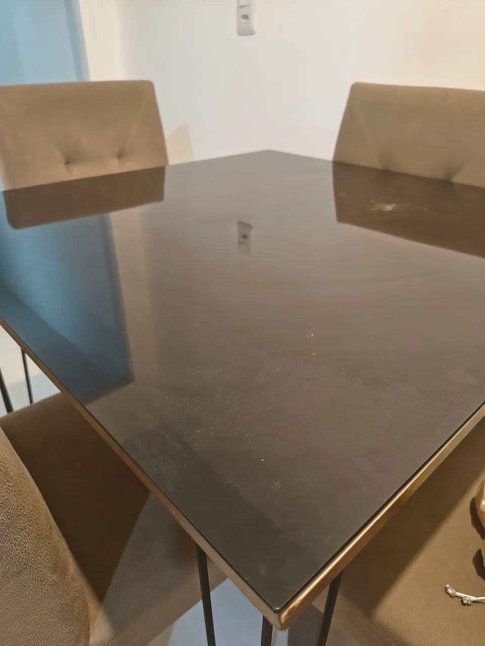 Mesa de vidro 4 cadeiras - Foto 6