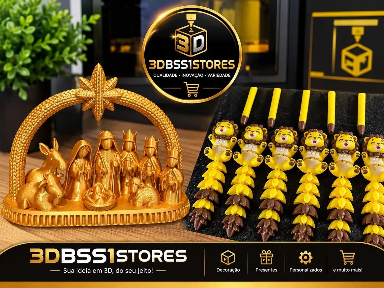 Chaveiros 3d