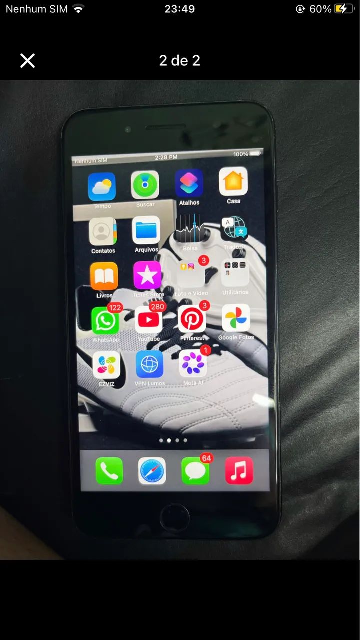 iPhone 7 Plus 128g pra sair logo