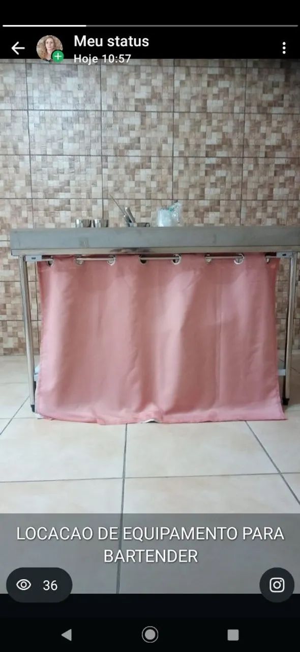 BAR MOVEL PARA BARTENDER