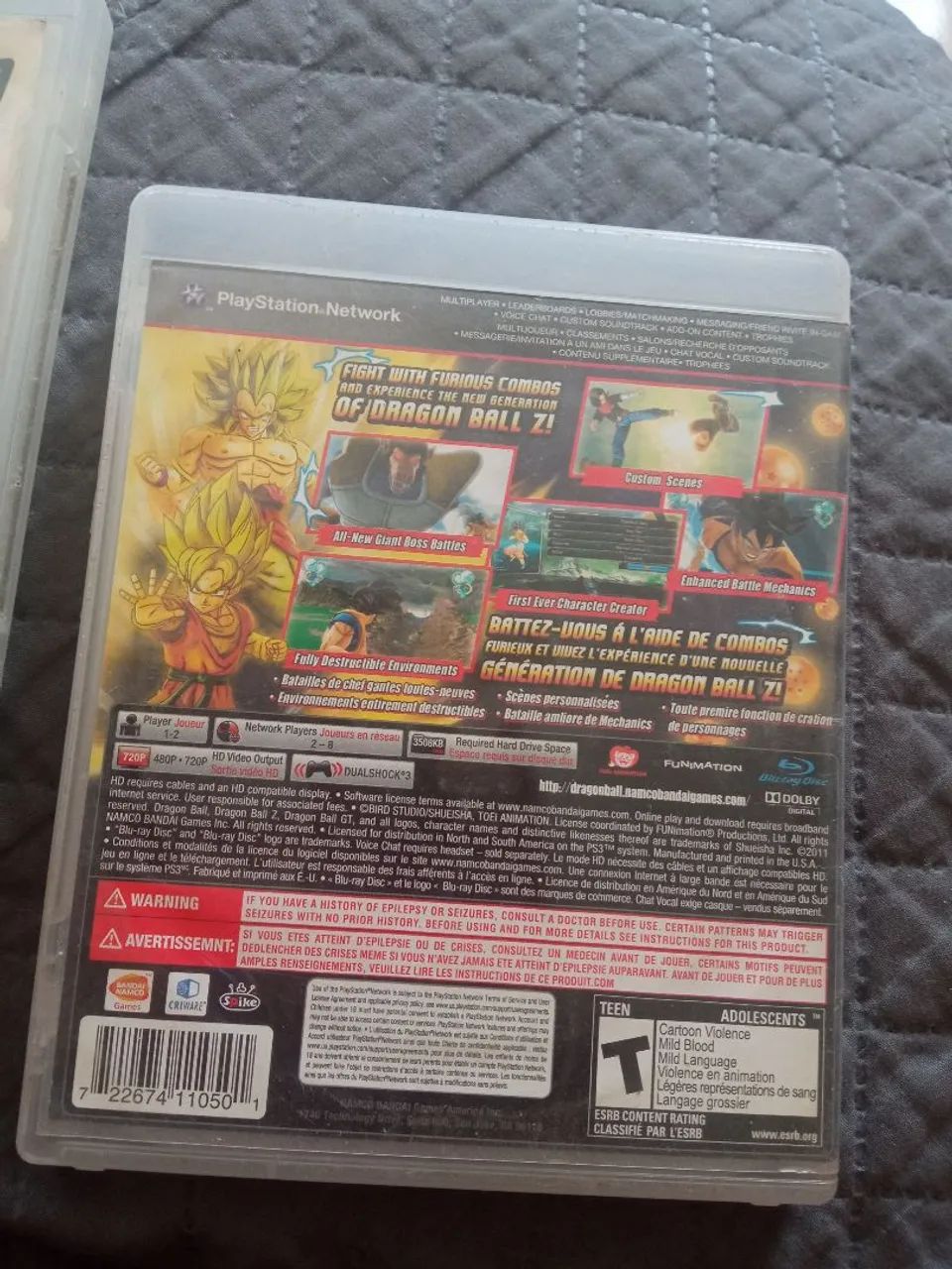 Jogo ps3  Dragonball z ultimate Tenkaichi  - Foto 2