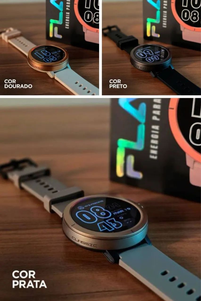 ? SMARTWATCH FLARE - TECNOLOGIA E ESTILO NO SEU PULSO  - Foto 3