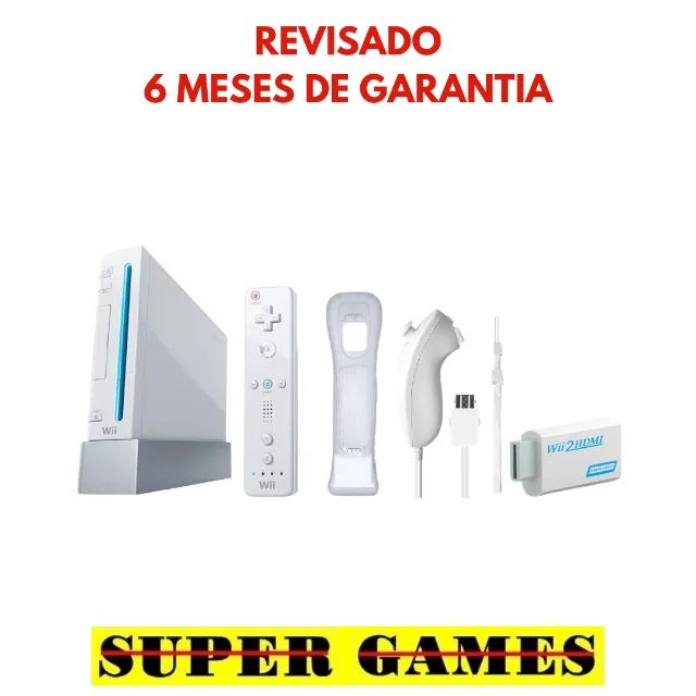 Nintendo Wii revisado, Loja física desde 2004, próximo ao metrô, AvaliamosTroca.