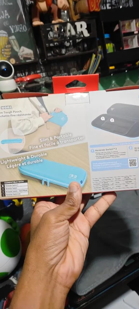 Case Nintendo switch 2  hori Original azul marinho  - Foto 4