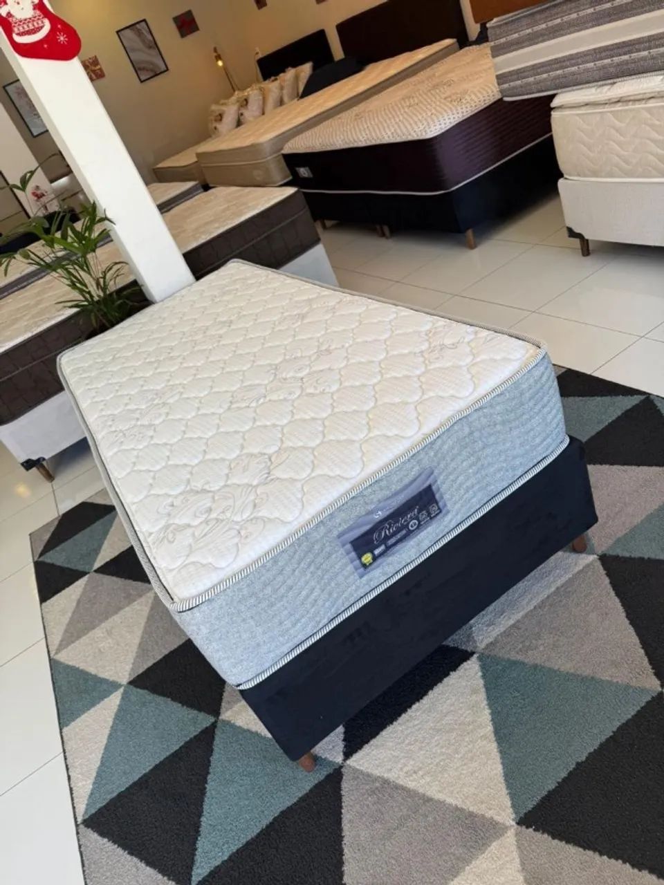 Cama box Solteiro com colchão SANKO TOP - Entrego!  - Foto 2