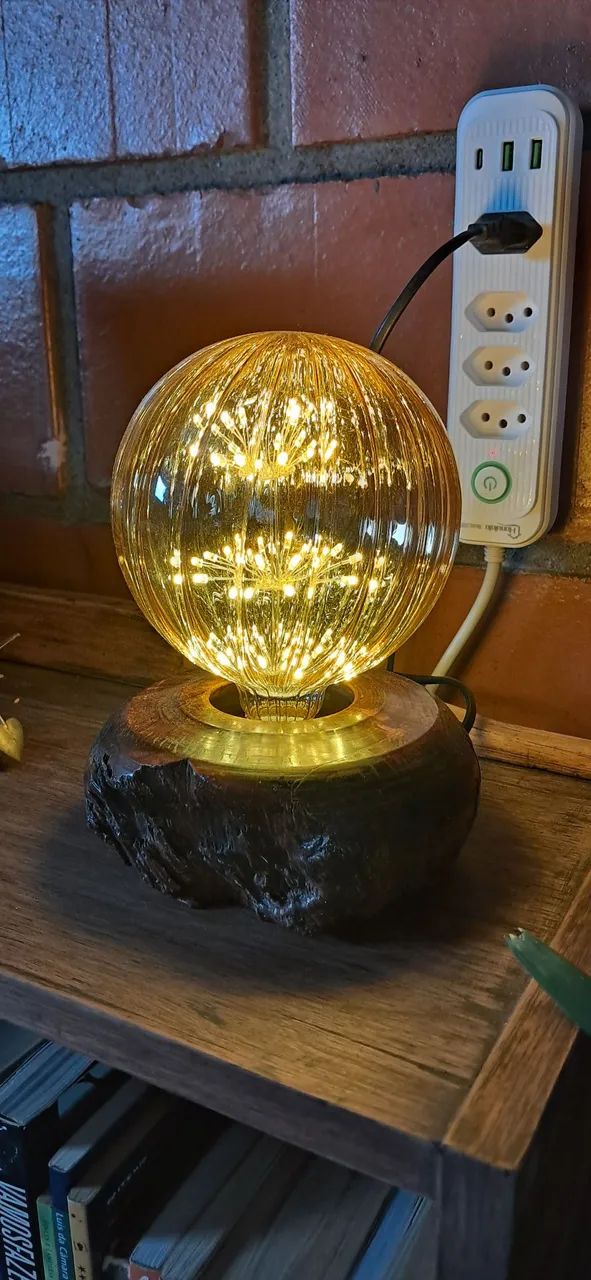 Luminária Bola de cristal - Foto 2