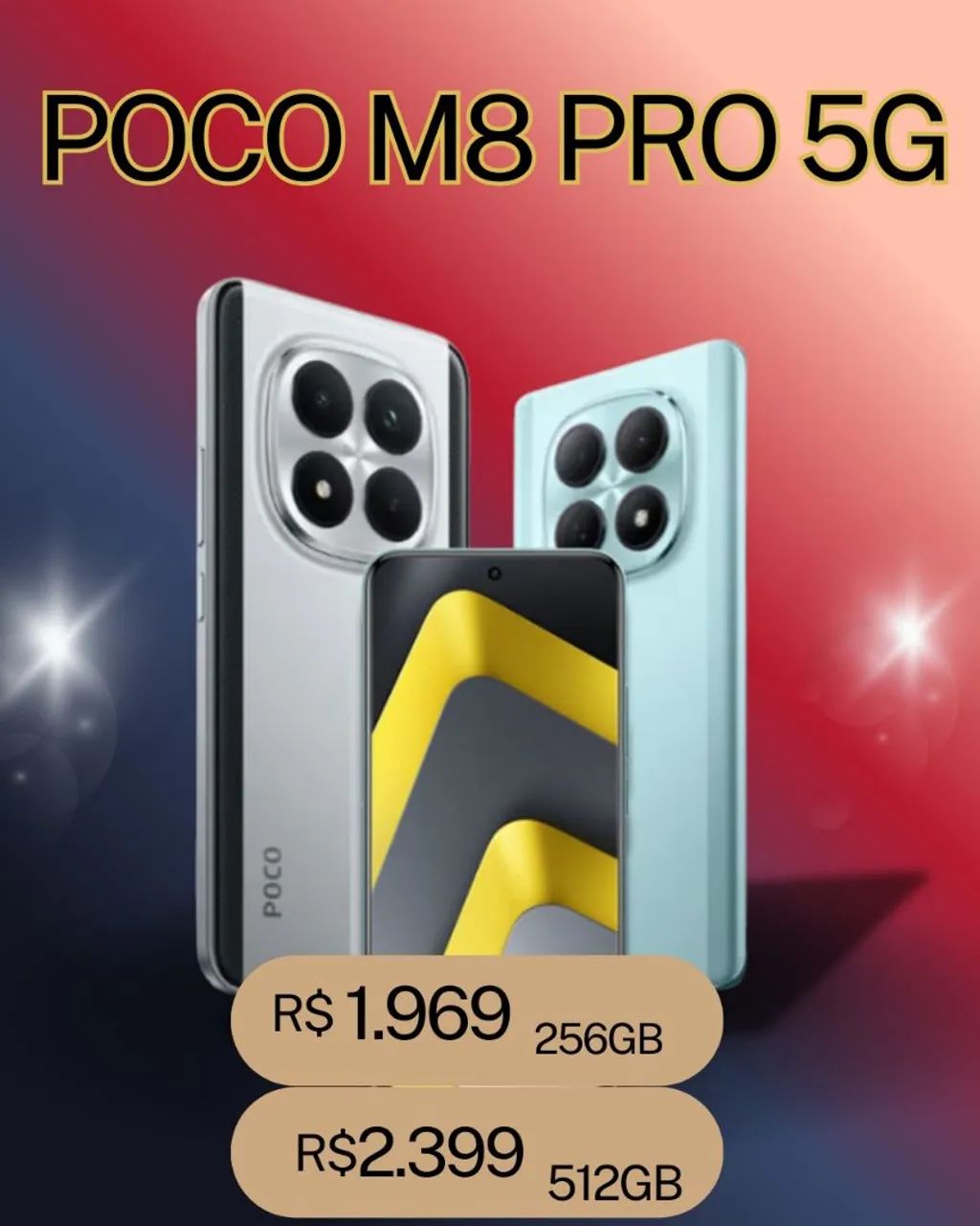 Poco M8 Pro 5G! Super Lançamento - Celulares e Smartphones