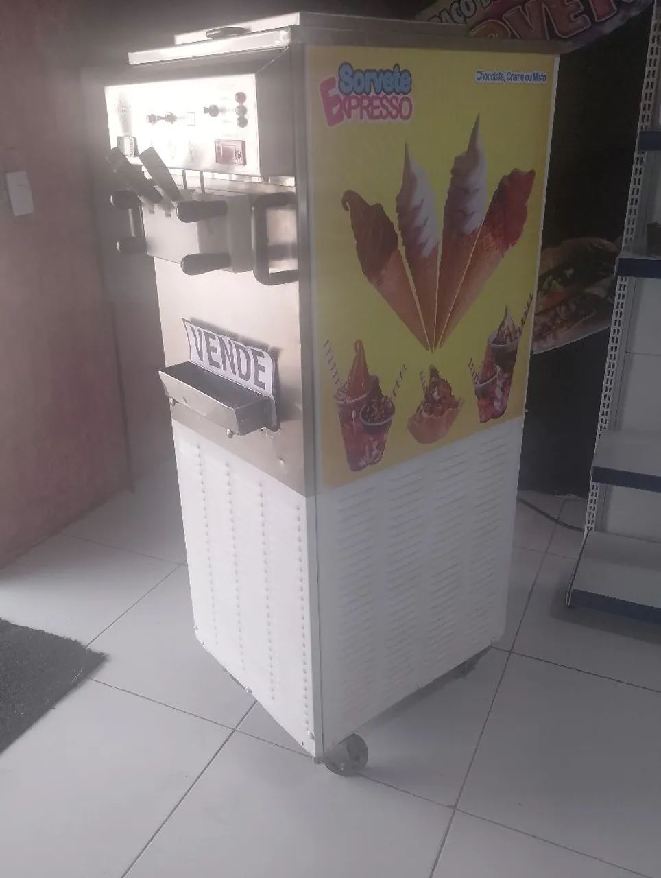 Máquina de sorvete expresso 