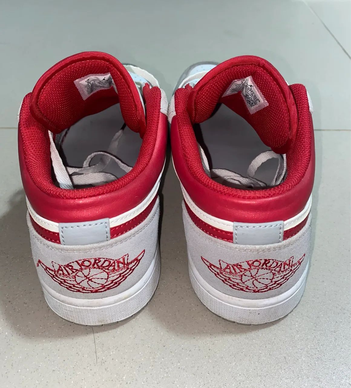 Air Jordan Red & Grey  - Foto 4