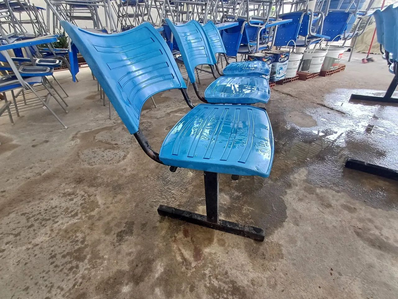 Cadeiras longarina.  - Foto 3